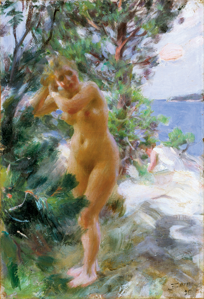  安德斯·莱奥纳德·佐恩 Anders Leonard Zorn —— 沐浴后